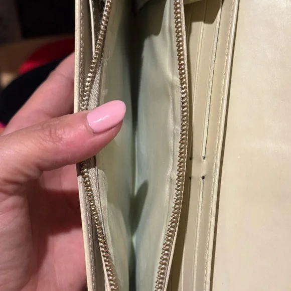 Louis Vuitton Favori Suhali Leather Wallet Portefeuille Le Fabuleux Cream - Picture 8 of 9